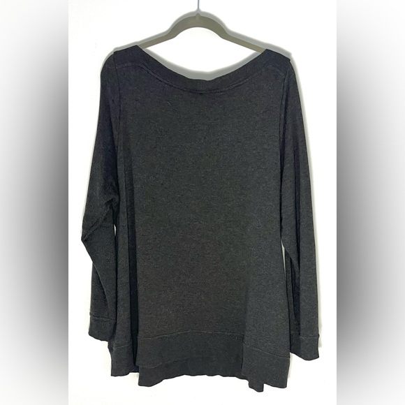 VGUC 1X Penningtons Active Zone Charcoal Boat-Neck Tunic - Picture 3 of 5